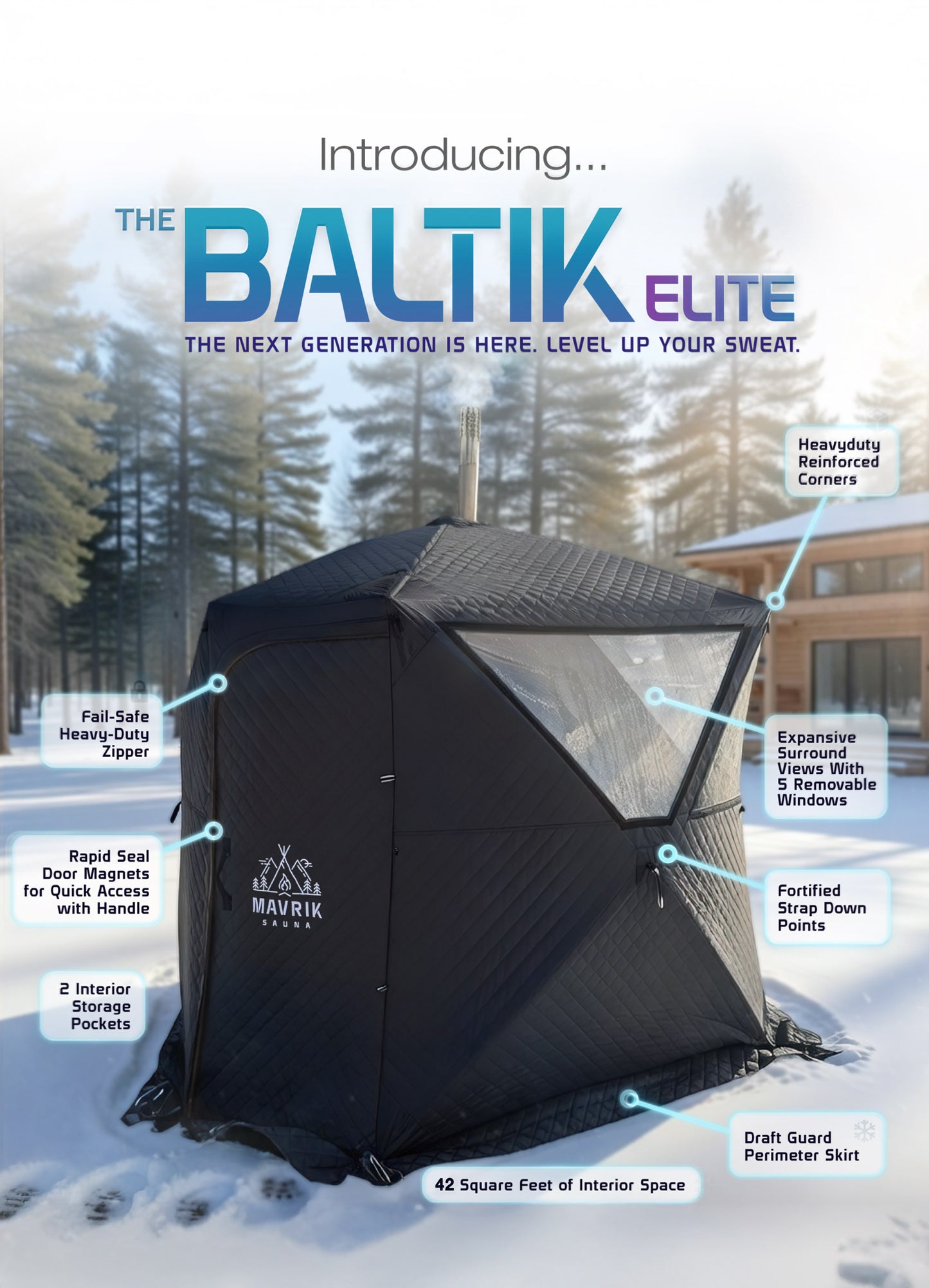 Baltik Elite Tent Sauna Kit